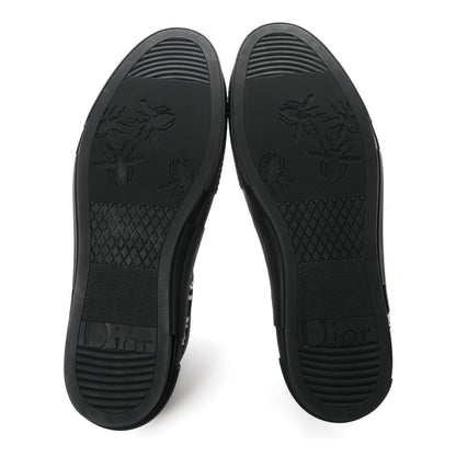 Christian Dior Technical Canvas Oblique Men's B23 Low Top Sneakers 45 Black
