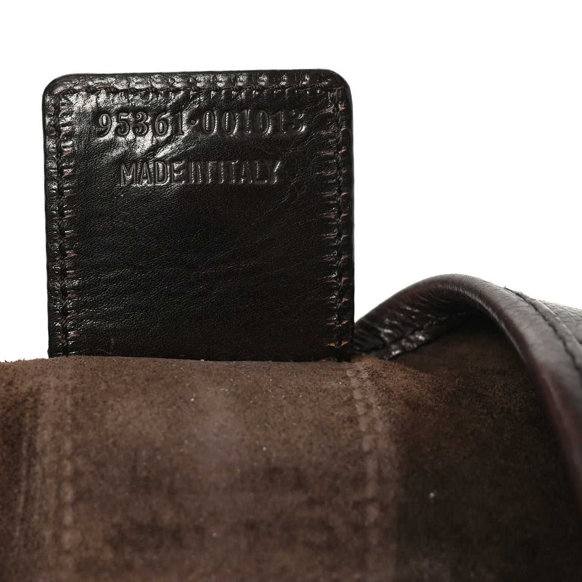 Medium Leather Handbag - Brown