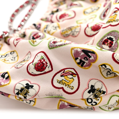 Canvas Shoulder Bag - Pink