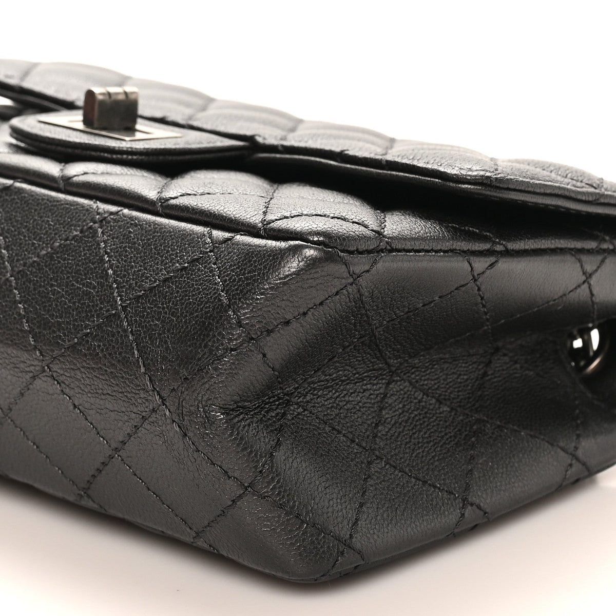 Mini Quilted Sheepskin Flap Shoulder Bag