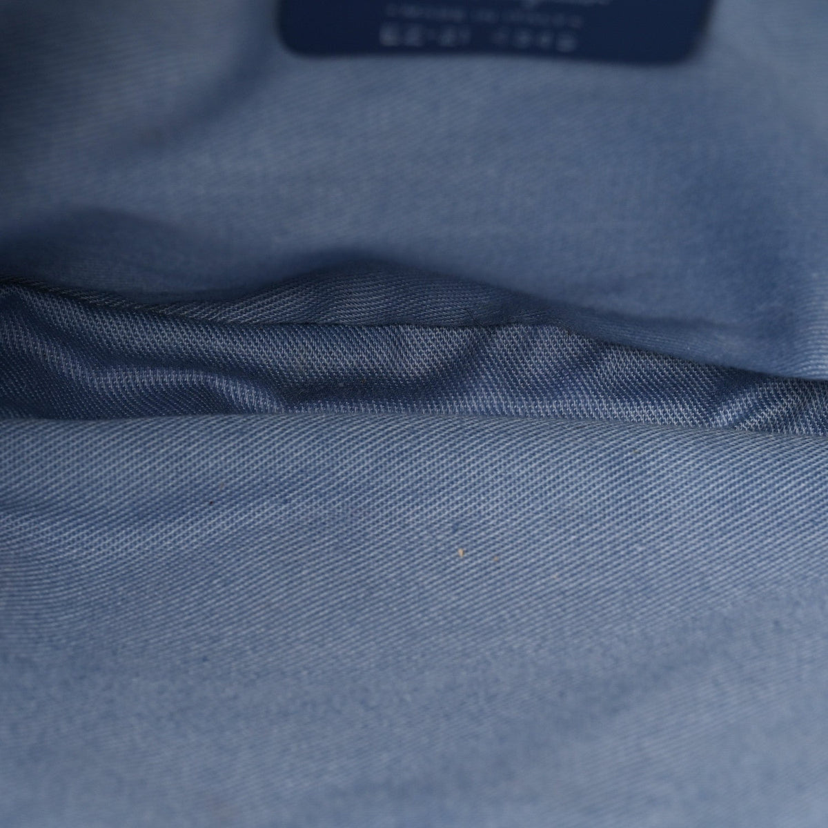 Canvas Shoulder Bag - Blue