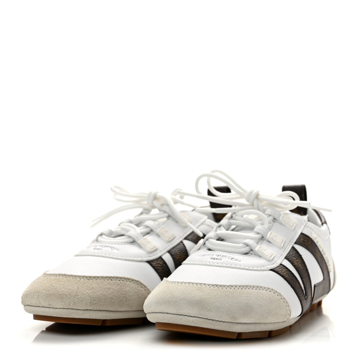 Louis Vuitton Monogram Calfskin Women's LV Sneakerina 37 White