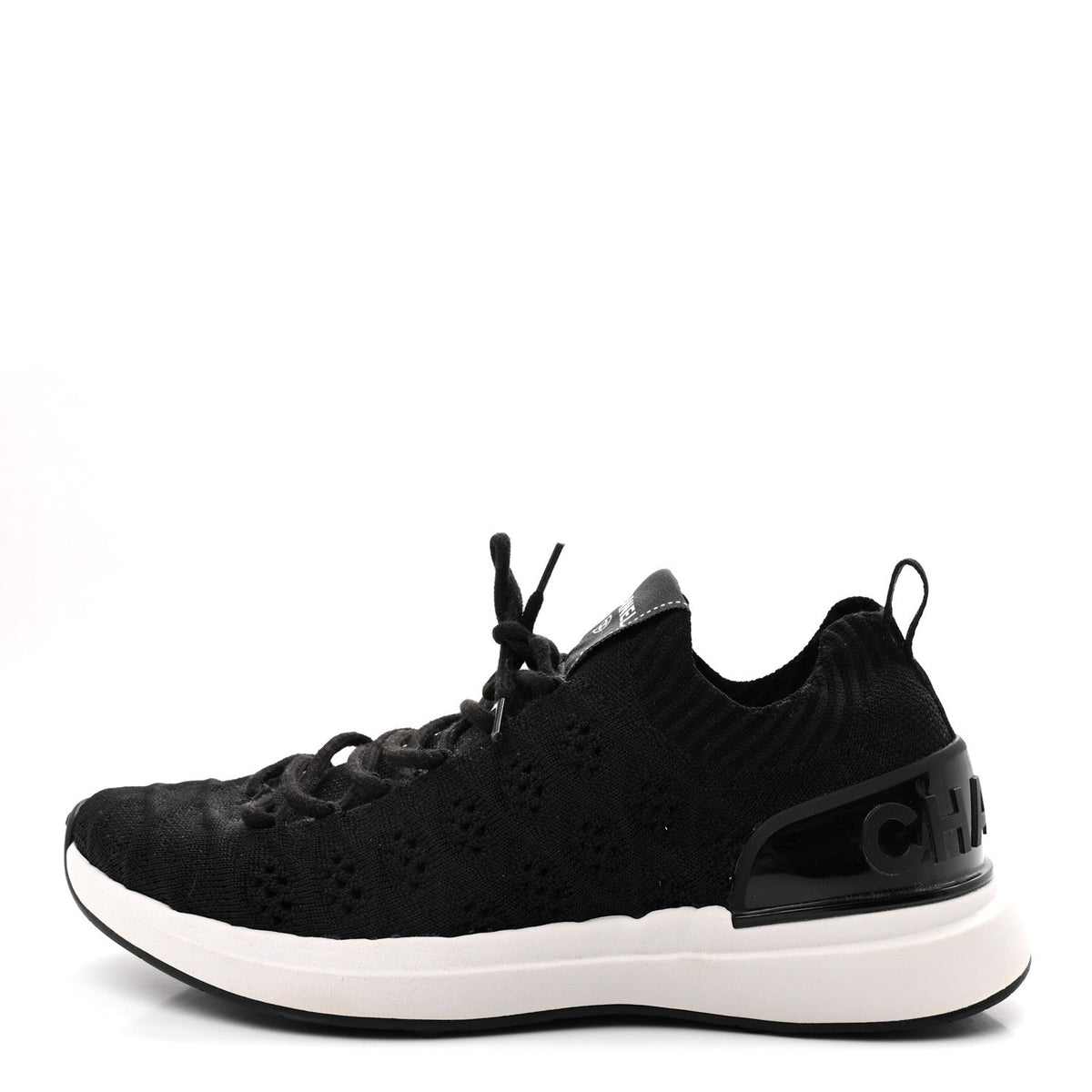 Fabric Logo Sneakers Black