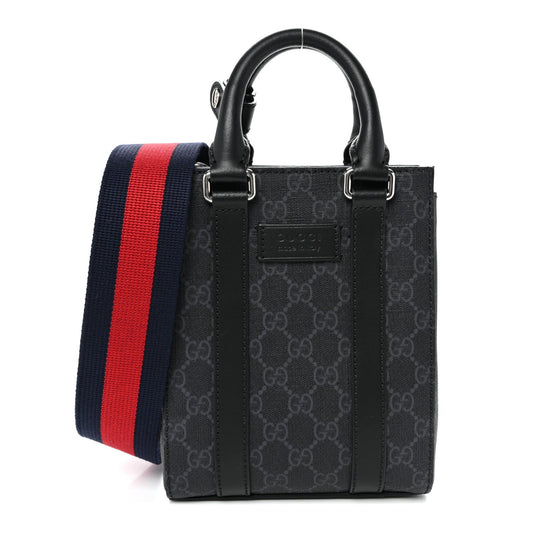 Mini Calfskin Tote Bag - Black