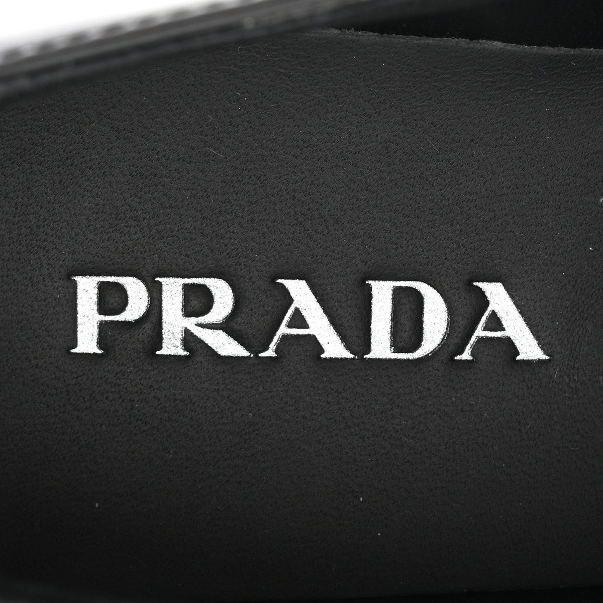 Prada Spazzolato Women's Loafers 38.5 Black