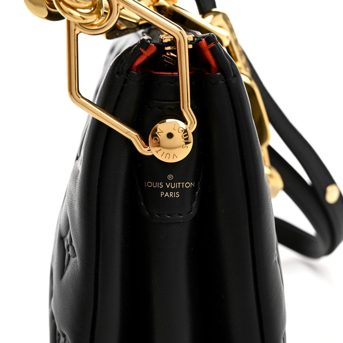 Lambskin Handbag - Black