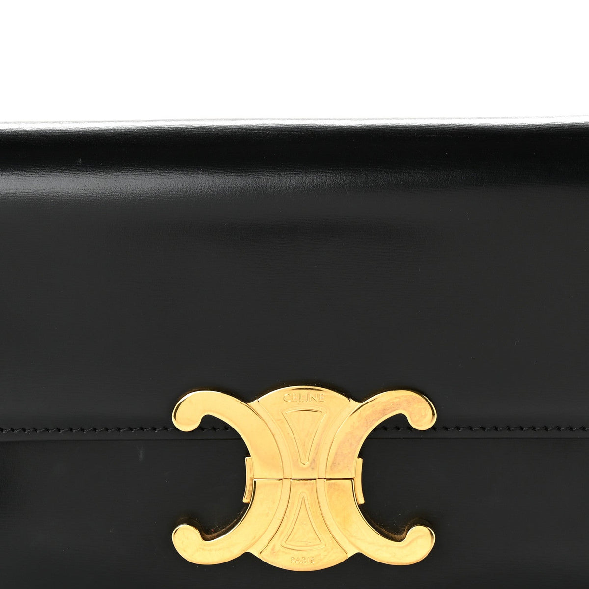 Calfskin Shoulder Bag - Black