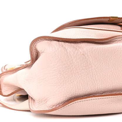 Medium Calfskin Satchel Bag - Pink