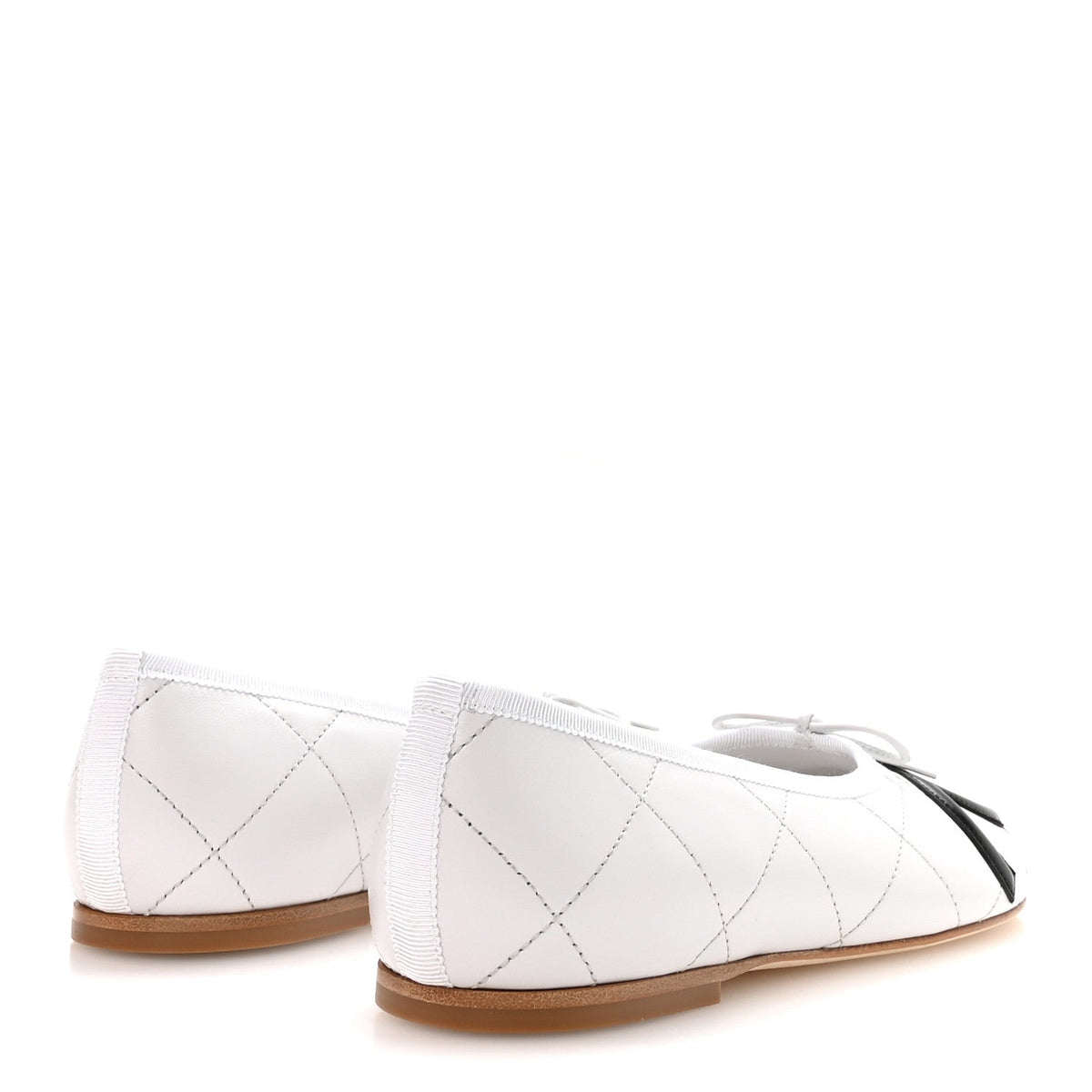 Chanel Lambskin Quilted CC Cambon Women's Ballet Flats