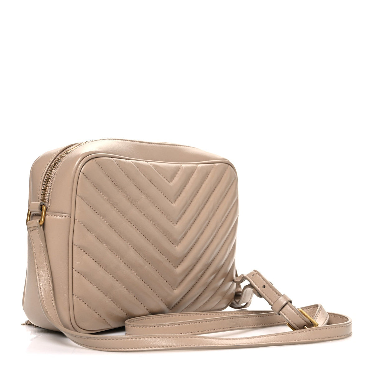 Calfskin Crossbody Bag - Beige