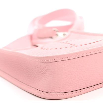 Taurillon Clemence Evelyne Tpm Rose Saku Handbag