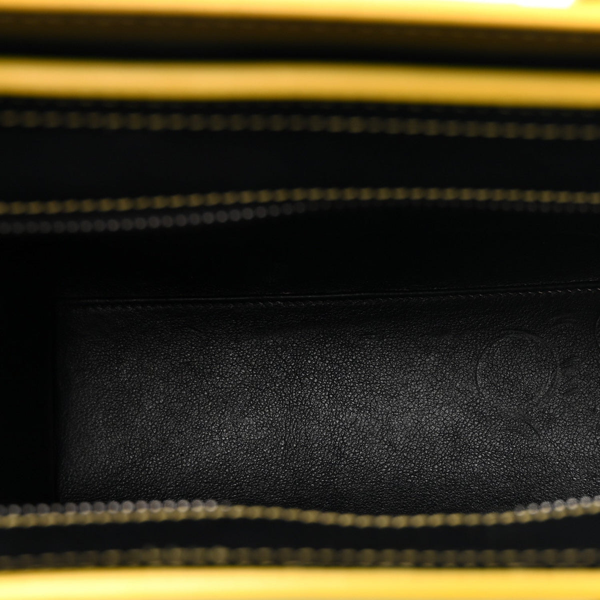 Nano Calfskin Travel Bag - Black