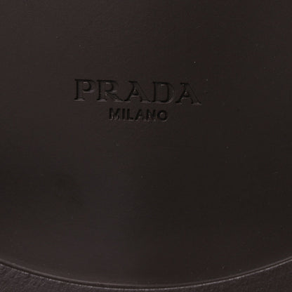 Prada Spazzolato Fume Re-Edition 1996 Women's Buckle Sandals 41 Bruciato