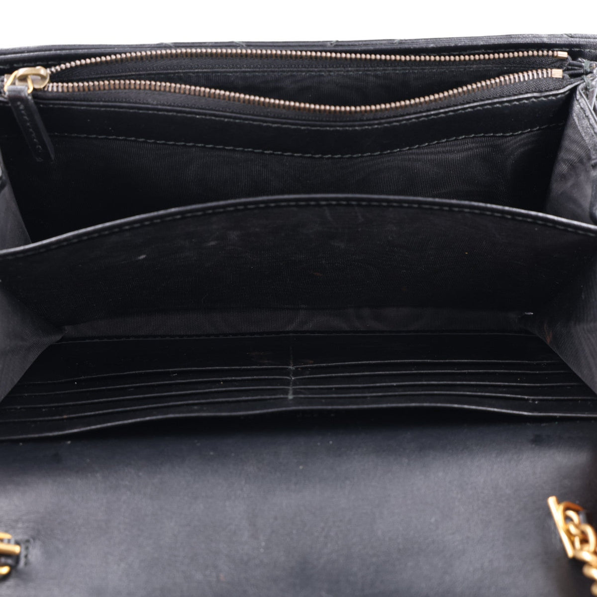 Calfskin Wallet Bag - Black