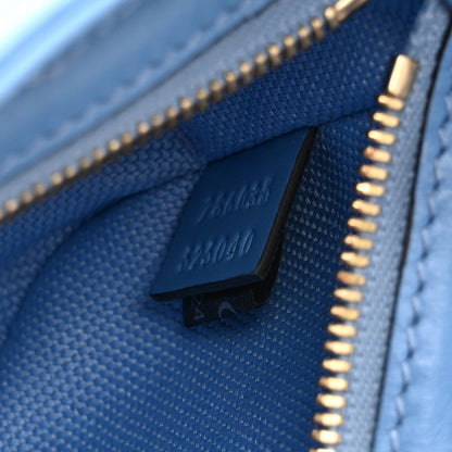 Mini Calfskin Shoulder Bag - Blue