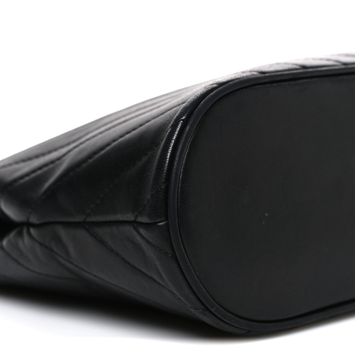 Quilted Lambskin Tote Bag - Black