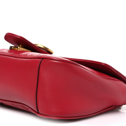 Small Calfskin Shoulder Bag - Red