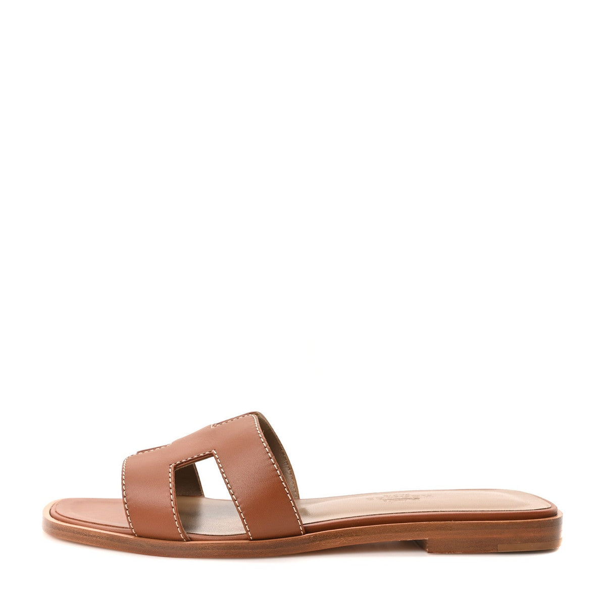 Box Calfskin Oran Sandals Gold