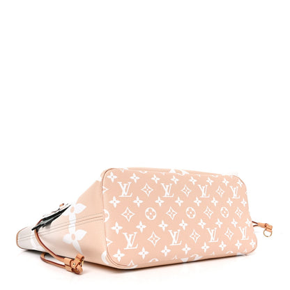 Monogram Giant By The Pool Neverfull Mm  Handbag