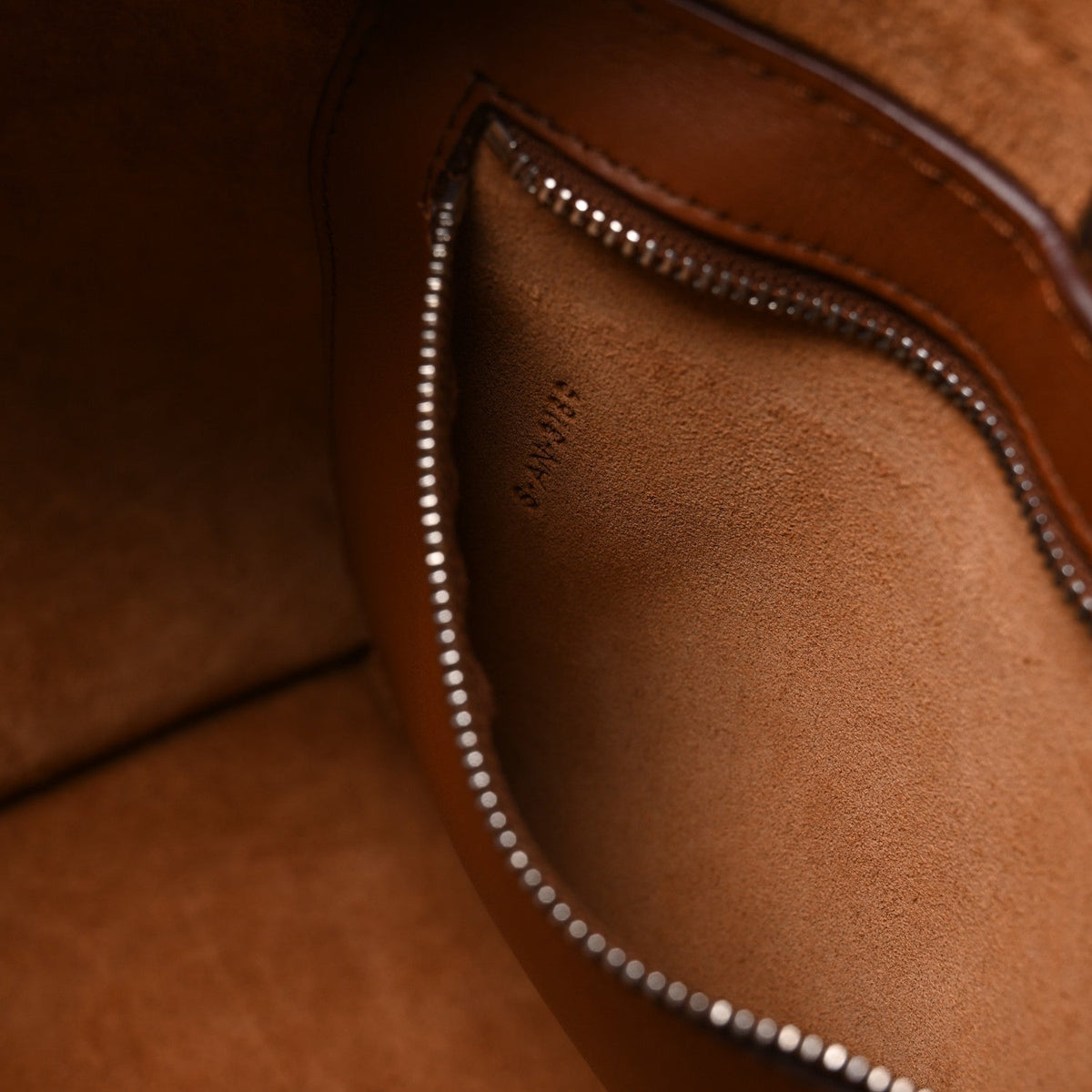 Small Calfskin Handbag - Tan