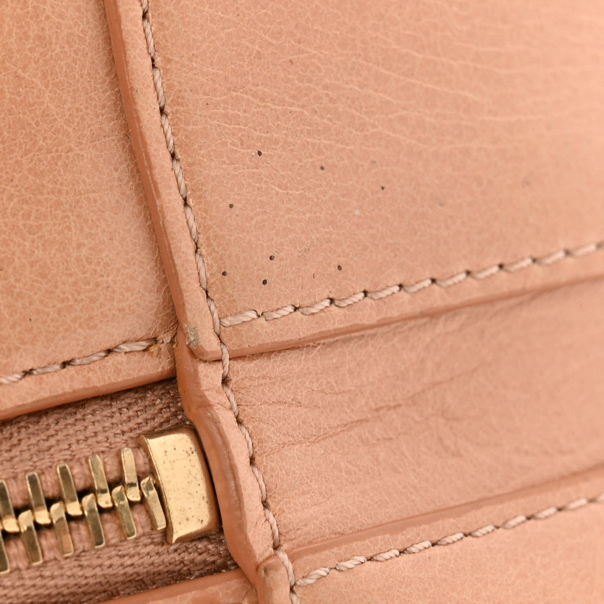 Calfskin Handbag - Beige