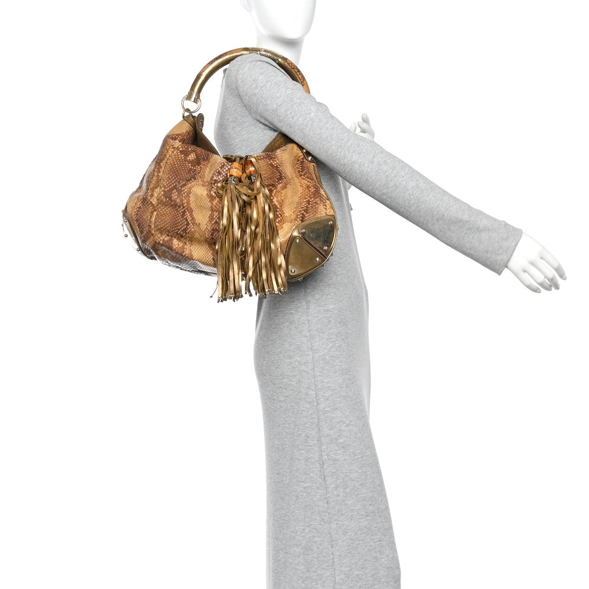 Large Hobo Bag - Gold