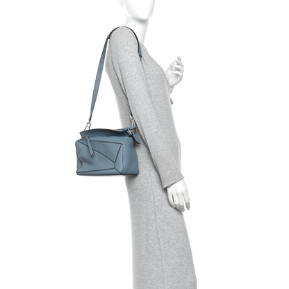 Small Calfskin Handbag - Blue
