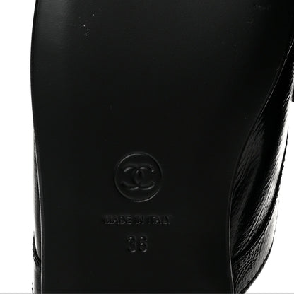 Chanel Shiny Crumpled Lambskin CC Women's Shoes