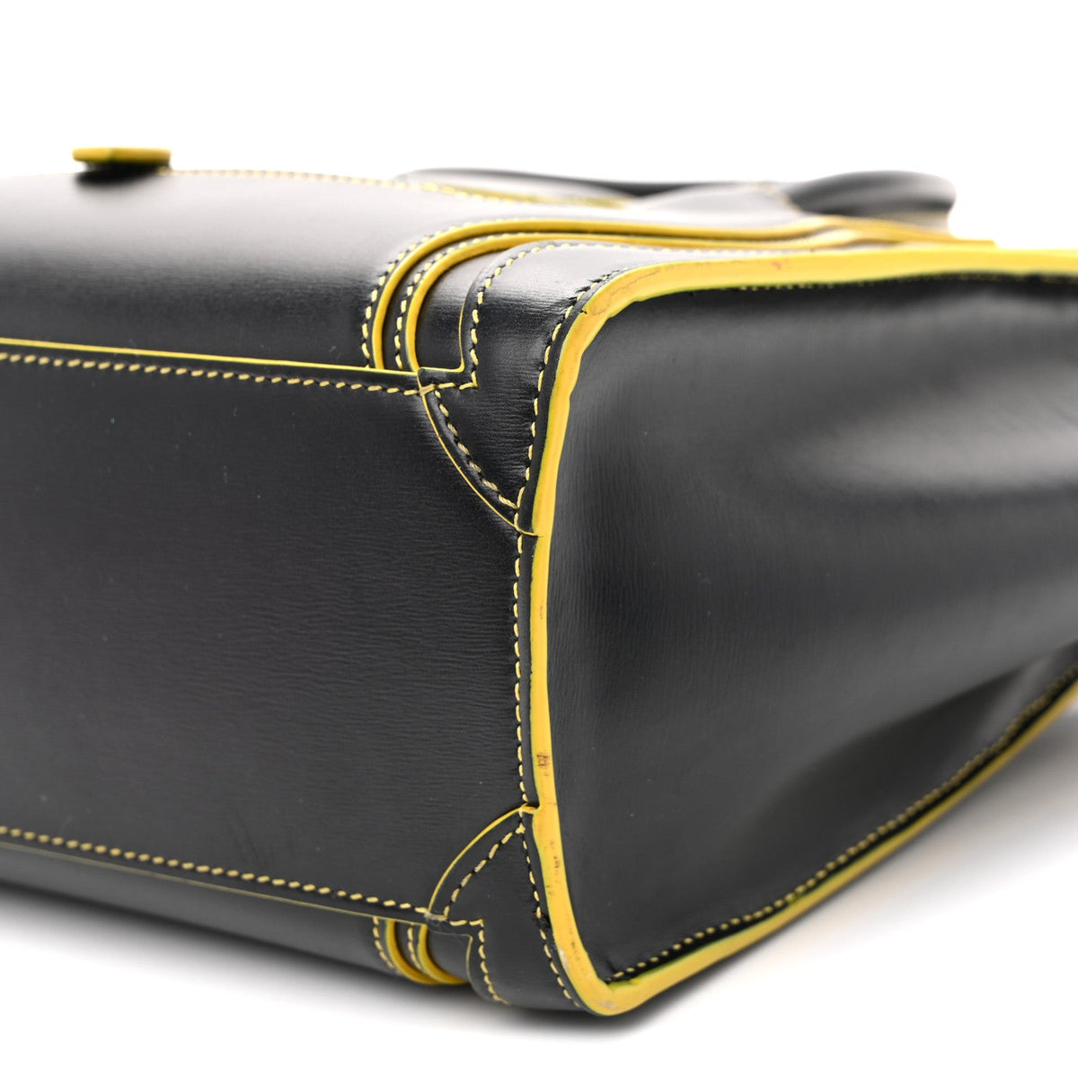 Nano Calfskin Travel Bag - Black