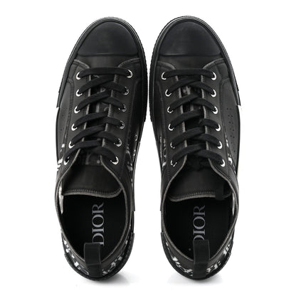 Christian Dior Technical Canvas Oblique Men's B23 Low Top Sneakers 45 Black