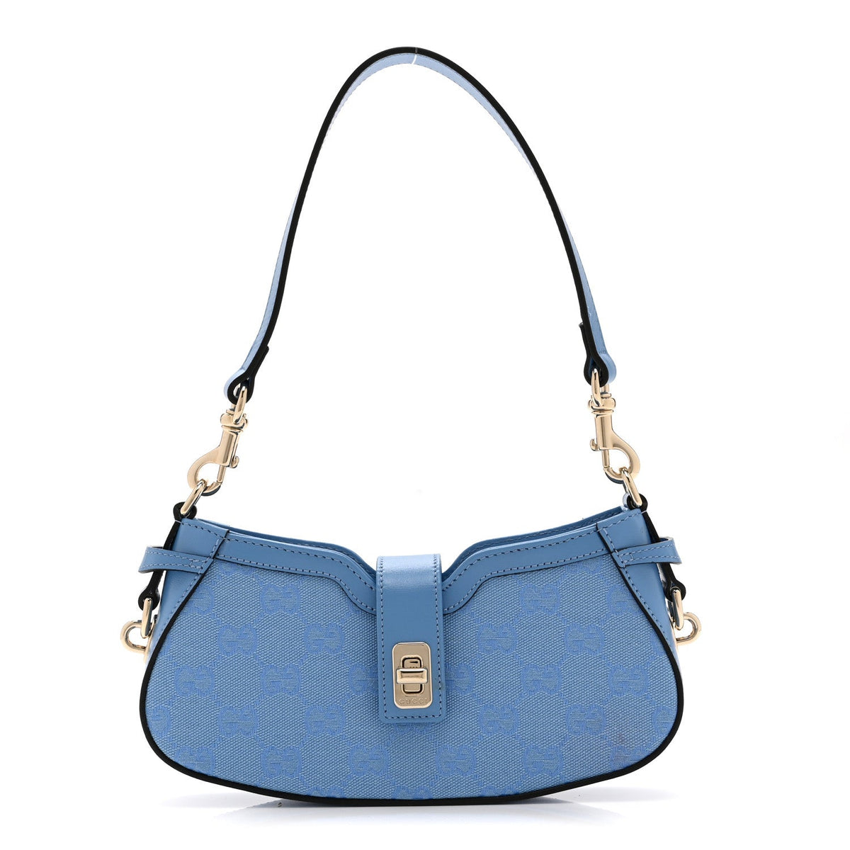 Mini Calfskin Shoulder Bag - Blue