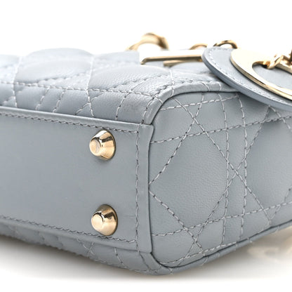 Lambskin Handbag - Blue