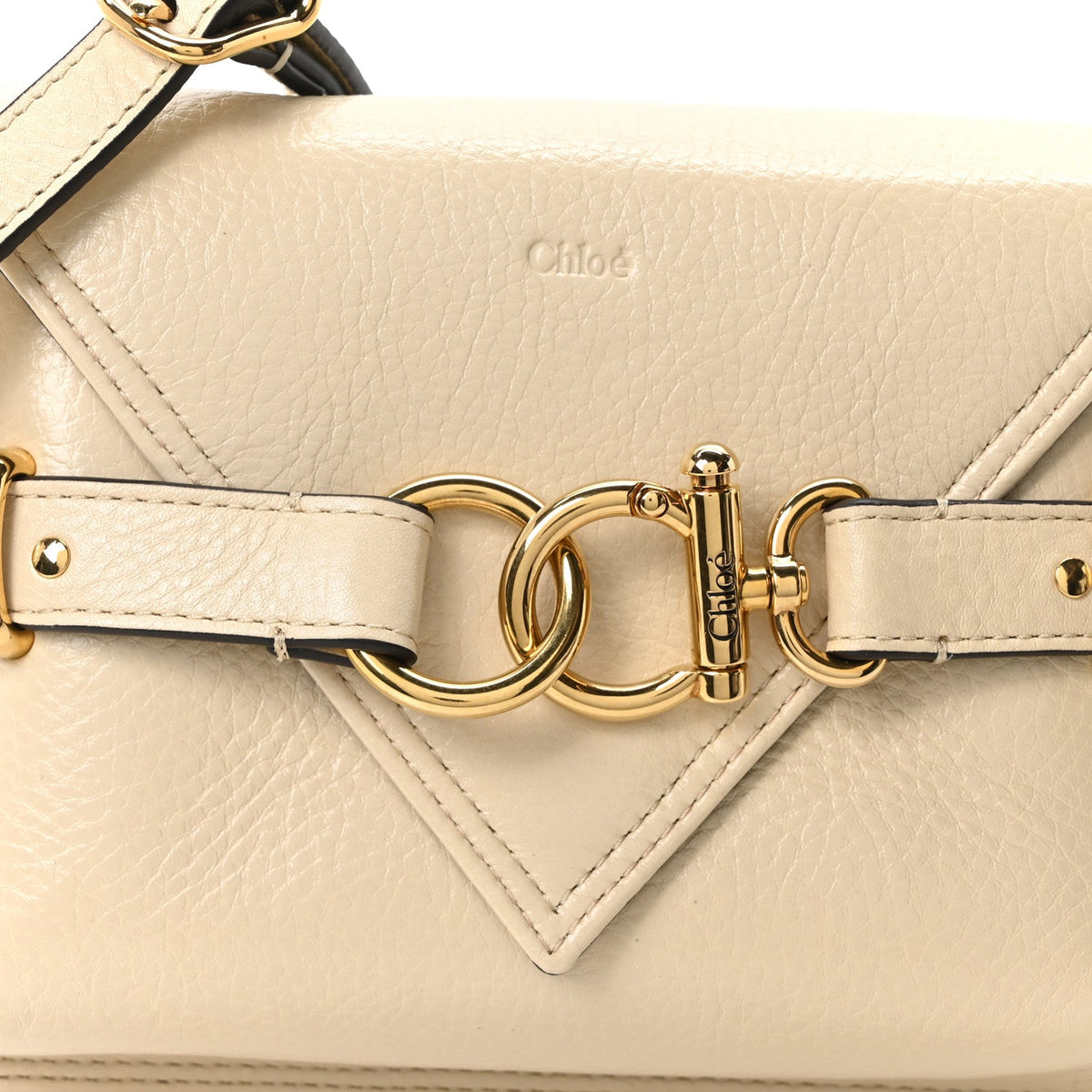 Mini Calfskin Crossbody Bag - Beige