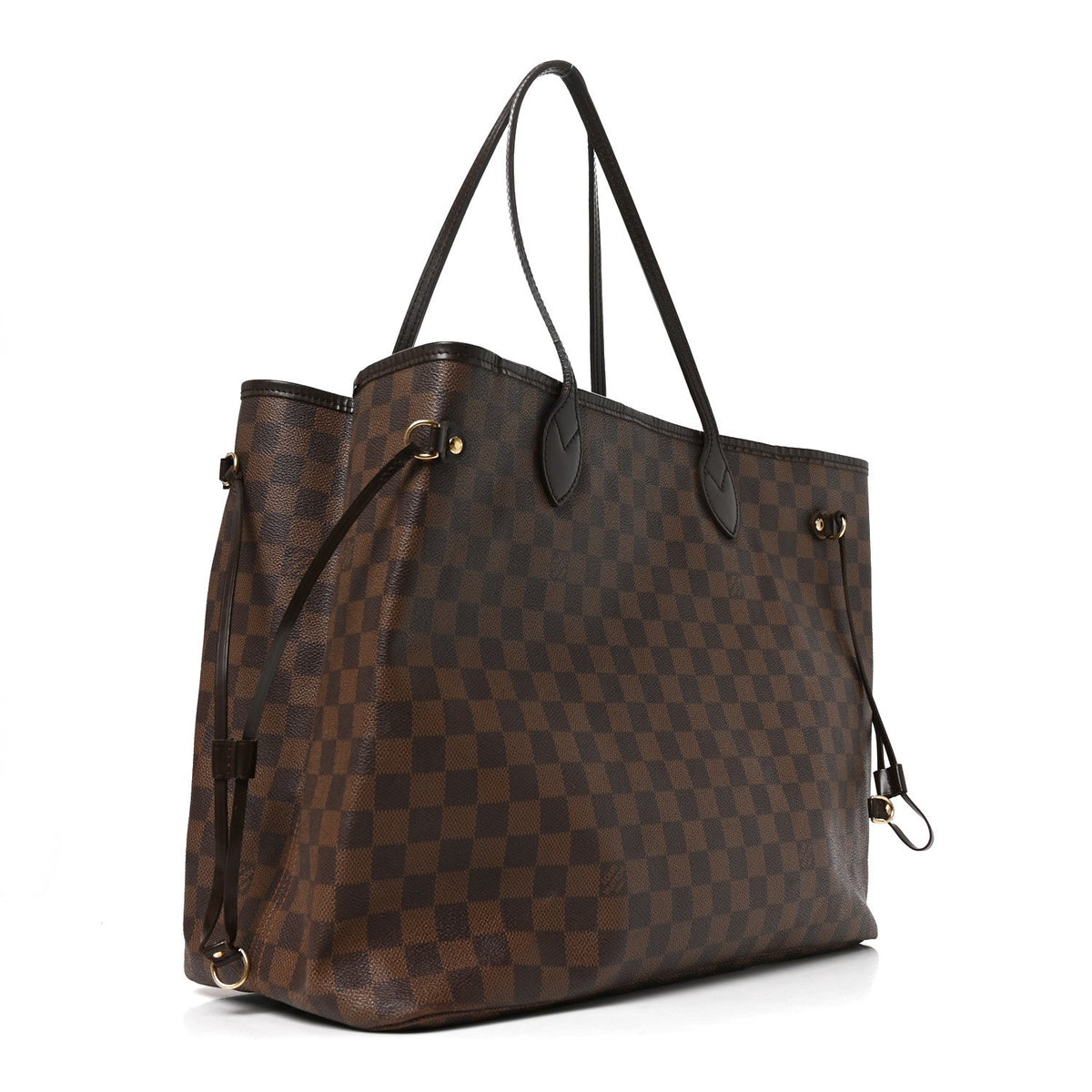 Damier Ebene Neverfull Gm Handbag