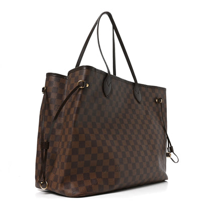 Damier Ebene Neverfull Gm Handbag