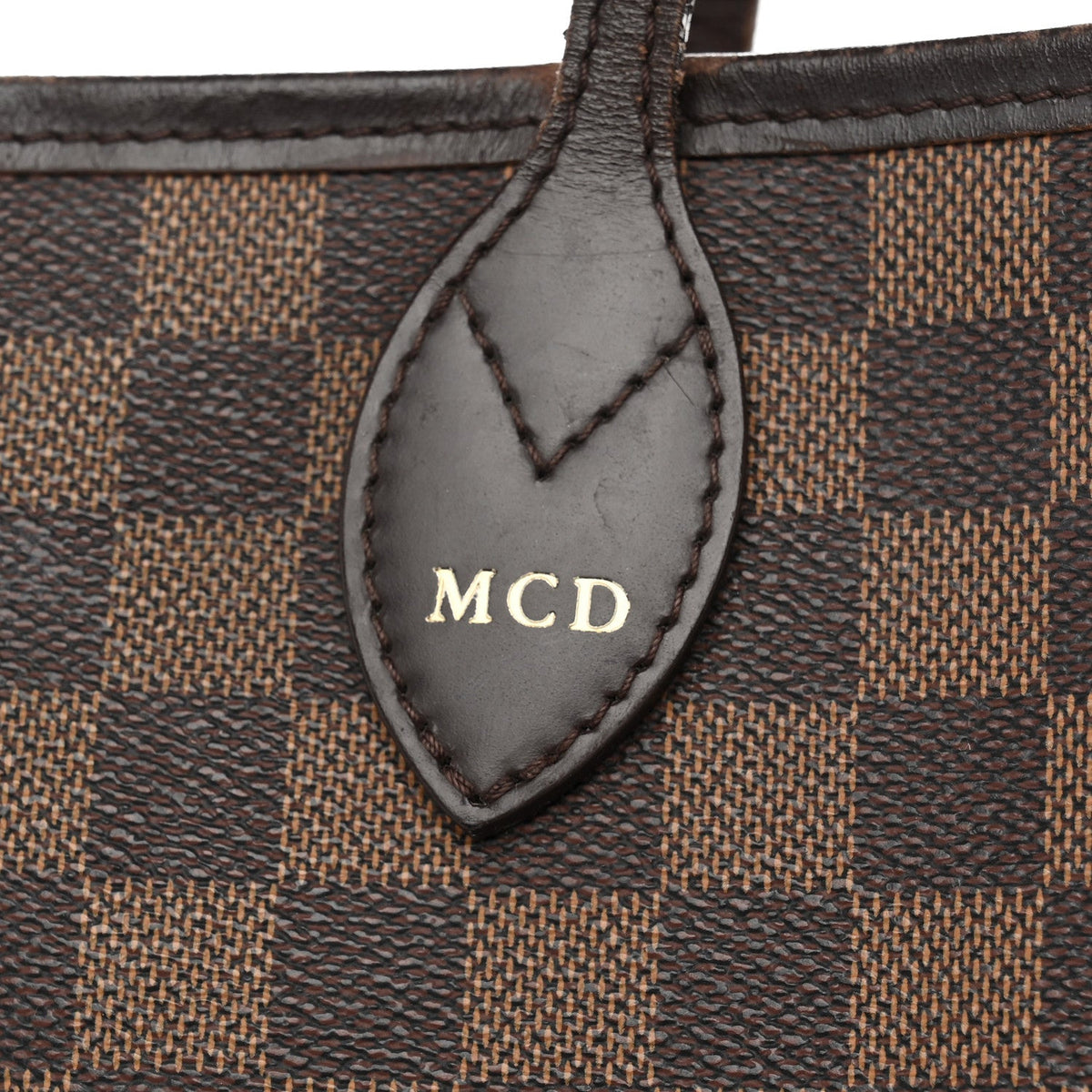 Damier Ebene Neverfull Gm Handbag