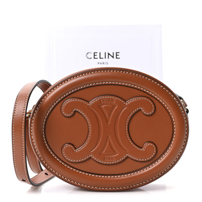 Small Calfskin Crossbody Bag - Tan
