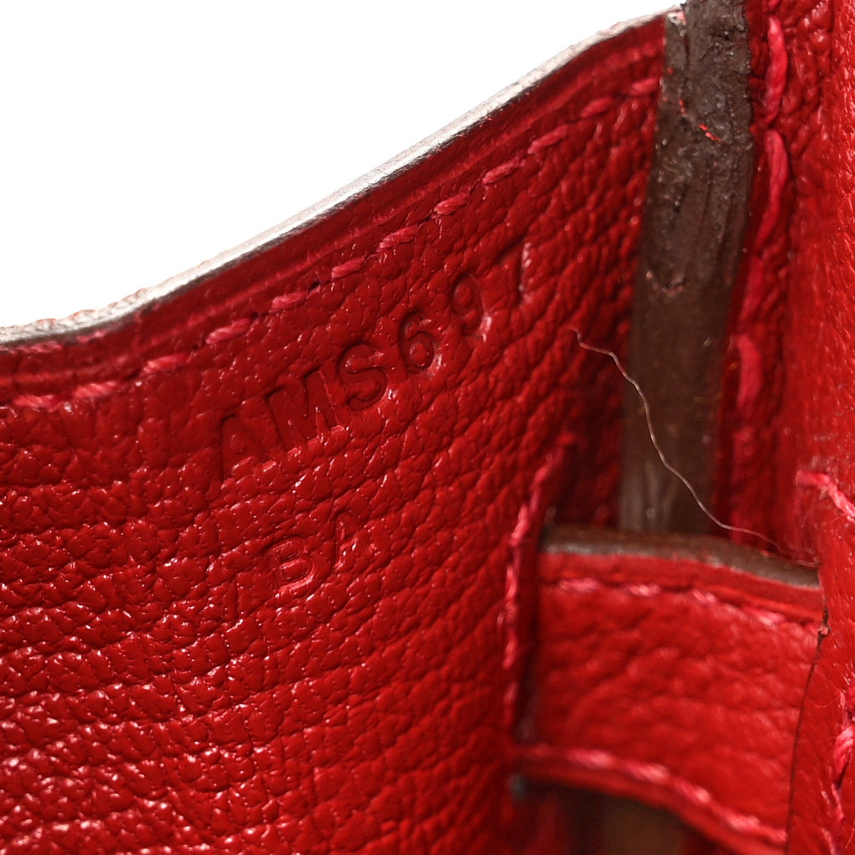 Togo Birkin 25 Rouge Vif Handbag