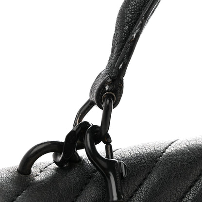 Medium Sheepskin Handbag - Black