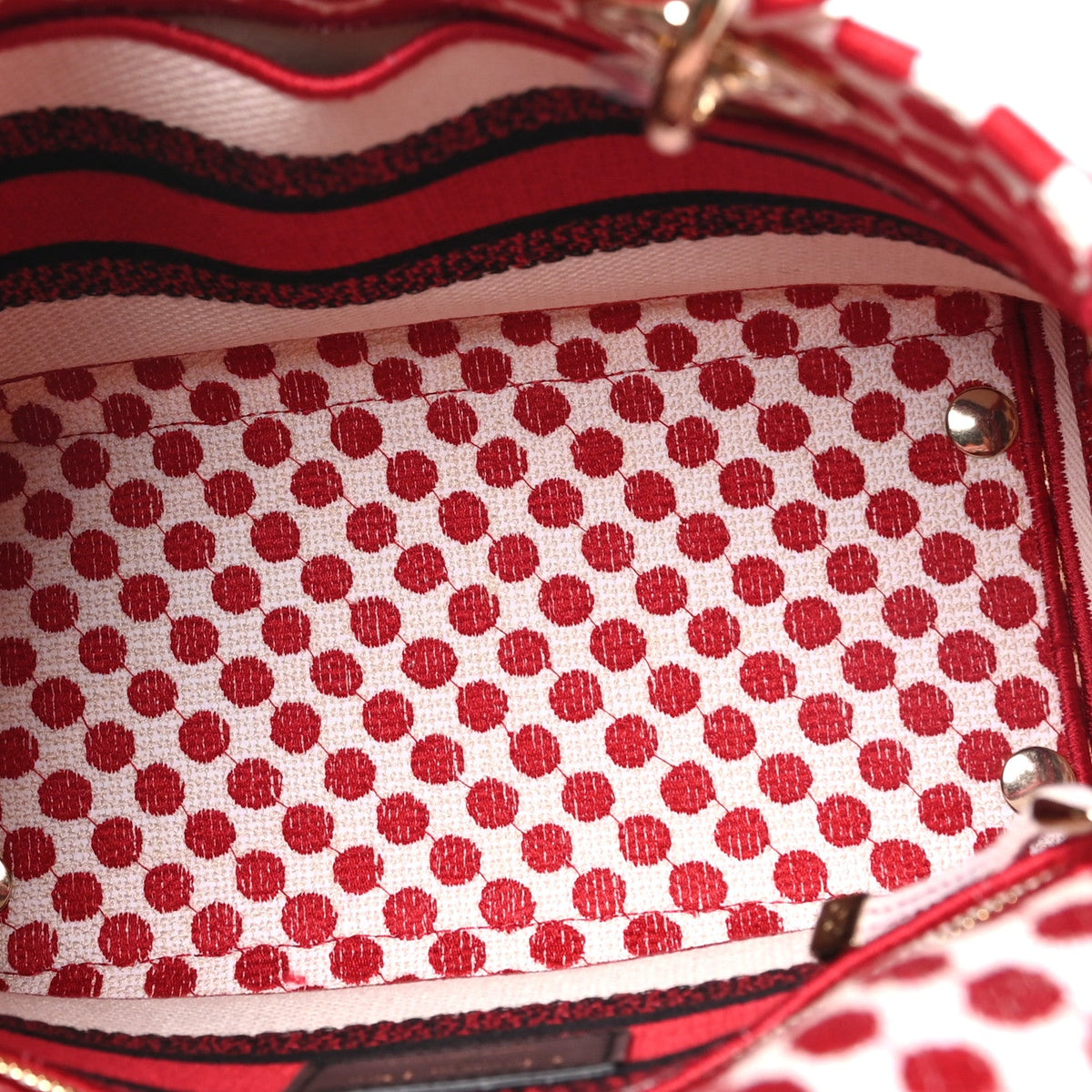 Medium Canvas Handbag - Red