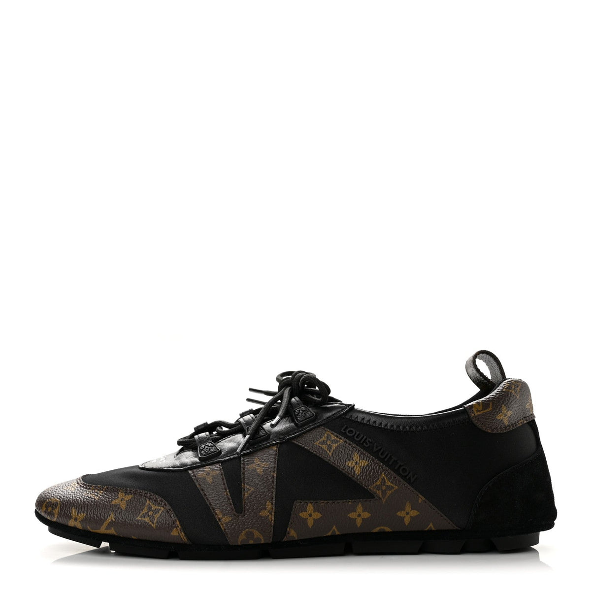 Louis Vuitton Monogram Calfskin Women's LV Sneakerina 41 Black