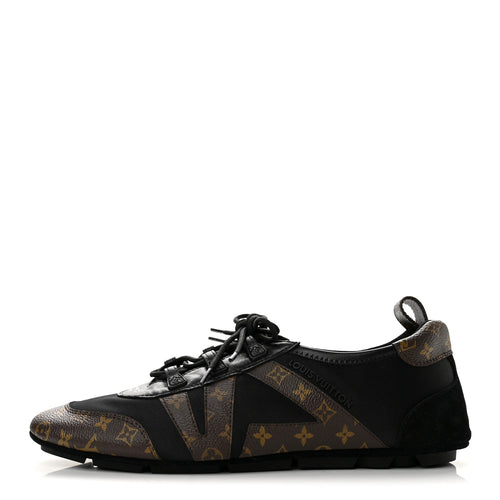 Louis Vuitton Monogram Calfskin Women's LV Sneakerina 41 Black