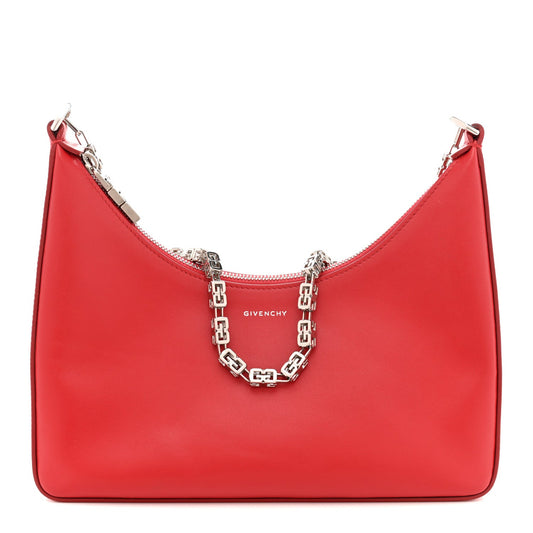 Small Calfskin Shoulder Bag - Red