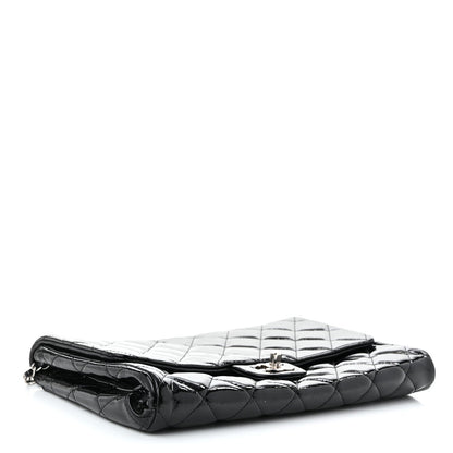 Quilted Clutch Bag - Black