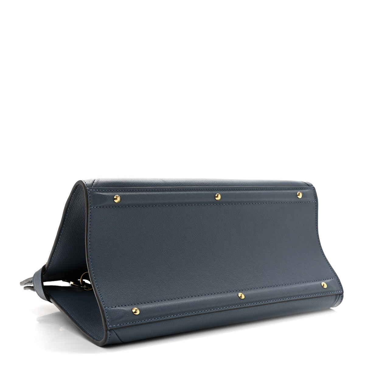 Calfskin Handbag - Blue