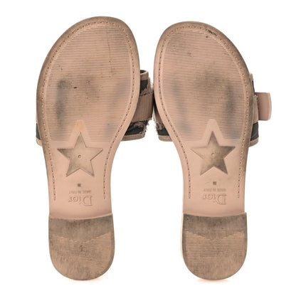 Christian Dior Nylon Women's Dio(r)evolution Slide Sandals 39 Nude