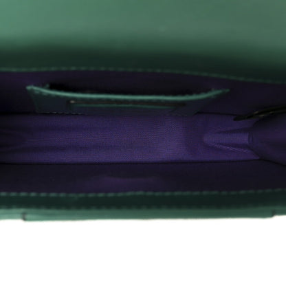 Small Calfskin Crossbody Bag - Green