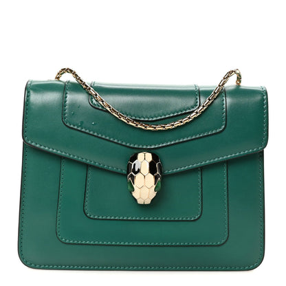 Small Calfskin Crossbody Bag - Green