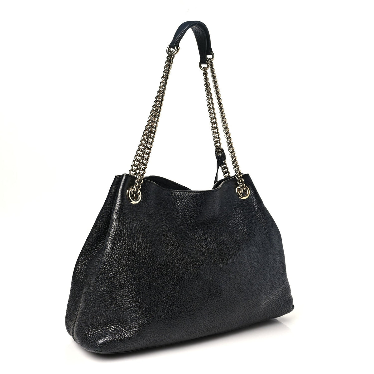 Medium Calfskin Shoulder Bag - Black