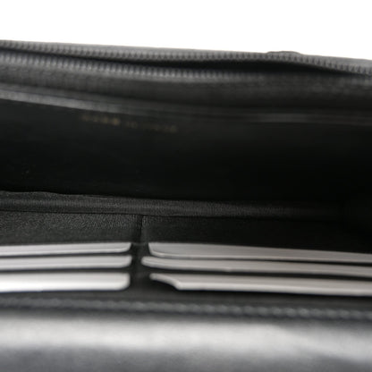 Mini Calfskin Wallet Bag - Black